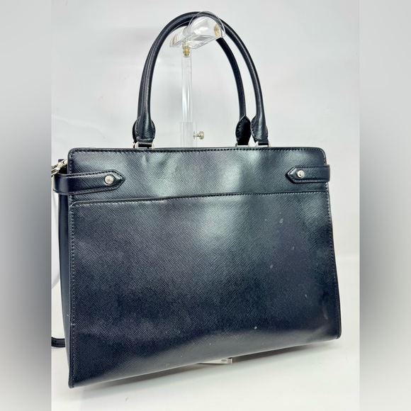 Kate Spade Staci Medium Satchel in black made from Saffiano leather - Picture 4 of 14